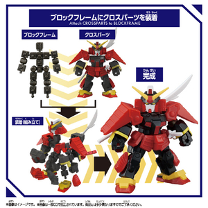 バンダイ ブロックロス 武者ガンダム ﾌﾞﾛﾂｸﾛｽﾑｼﾔｶﾞﾝﾀﾞﾑ-イメージ4