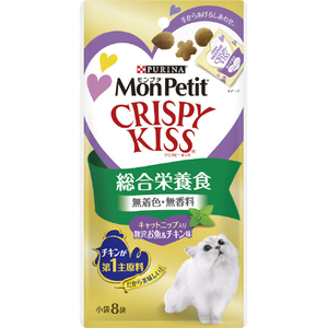 ネスレ日本 モンプチ クリスピーキッス 総合栄養食 キャットニップ入り 贅沢お魚&チキン味 24g ｸﾘｽﾋﾟ-ｷﾂｽｿｳｺﾞｳｴｲﾖｳｵｻｶﾅﾁｷﾝ-イメージ1
