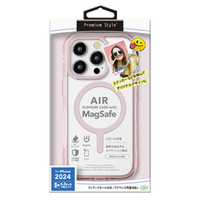 PGA iPhone 16 Pro用MagSafe対応 エアクッションケース サクラ PG-24BMGPTA03PK