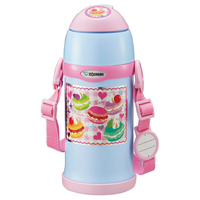 象印 ステンレスボトル コップ&ストロー(0．6L) TUFF アクアブルー SC-ZT60-AZ