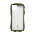 Hamee iPhone 14 Plus用ハイブリッドケース IFACE REFLECTION カーキ 41-945254