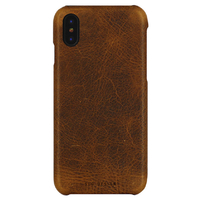 SLG Design iPhone XS/X用ケース Badalassi Wax Bar case ブラウン SD10525I8