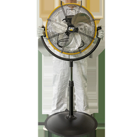 キャタピラー HVP-18S-DC 工場扇 45cm(スタンドタイプ) 黄色・黒 キャタピラー HVP-18S-DC 工場扇 45cm(スタンドタイプ) 黄色・黒