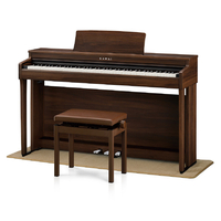 KAWAI 電子ピアノ 【高低自在椅子＆ヘッドホン２個付き】 e angle select モカウォルナット調仕上げ CN201MWE2