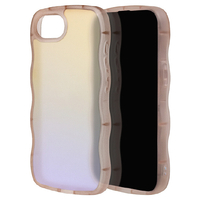 ラスタバナナ iPhone 16e用MY．DECOR ハイブリッドケース TPU×PC - WAVE - ホログラムピンク 8694IP5EHPHLPK