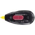 プラス 裏から見えない修正テープ本体4.2mm ブラック／ピンク F114092-47-613WH-014P