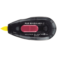 プラス 裏から見えない修正テープ本体4.2mm ブラック／ピンク F114092-47-613WH-014P