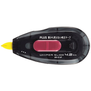 プラス 裏から見えない修正テープ本体4.2mm ブラック／ピンク F114092-47-613WH-014P-イメージ1
