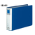 コクヨ チューブファイル〈エコツインR〉B5ヨコ とじ厚50mm 青 4冊 1箱(4冊) F833623-ﾌ-RT656B-イメージ1