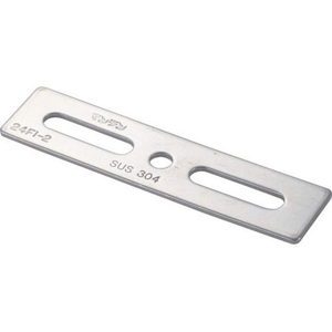 トラスコ中山 TRUSCO ジョイント金具24型フラット ステン寸法100 穴数3 FC437FE-2831627-イメージ1