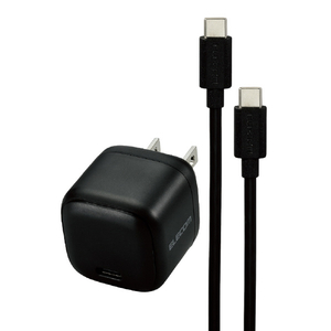 エレコム USB Power Delivery 20W AC充電器(C-Cケーブル付属/1．5m) ブラック MPA-ACCP7620BK-イメージ8