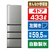 AQUA 【左開き】433L 4ドア冷凍冷蔵庫 Delie（デリエ） チタンシルバー AQR-V43AL(S)-イメージ1