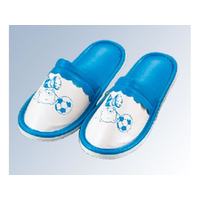 江部松商事 EBM/スリッパ 前閉じ S-1290 子供用22cm ブルー(08) FC019LW-7623600