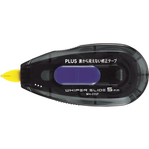 プラス 裏から見えない修正テープ本体5mm ブラック／ブルー F114094-47-614WH-015P-イメージ1