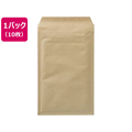 ユニオンキャップ クッション封筒 茶 280×190mm CD・DVD用 10枚 FC908RW-LC-1B