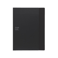 コクヨ キャンパス書類収容カバーノート A4 セミB5ノート用 B罫 ブラック F044084-ﾉ-612B-D
