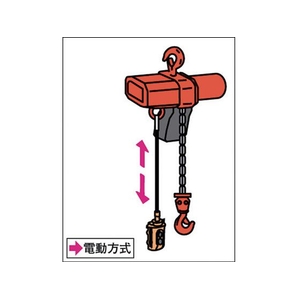 象印チェンブロック 象印/単相200V小型電気チェーンブロック 1速型 100KG・3M 0.131331525単相200V FC768HC-2422573-イメージ3