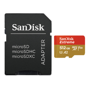 サンディスク Extreme microSDXC UHS-Iカード 512GB SDSQXAV-512G-JN3MD-イメージ2