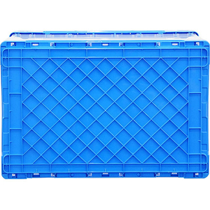 三甲 530×366×334mm／51.0L折畳コンテナ(蓋付 FCJ877L-EA506AA-208-イメージ3