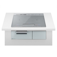 三菱 ビルトイン(3口IH対応)IHクッキングヒーター CROSS+TOP シルバー CS-R10A6-S