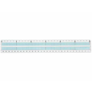 西敬 コンピューター直線定規 30cm F009673-CLR-300-イメージ1