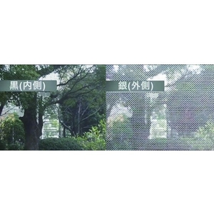 イノベックス 銀黒マジックネット 20メッシュ 145cm×2.5m 銀／黒 FC266HD-8194813-イメージ4
