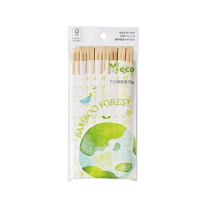 やなぎプロダクツ Yseco 竹天削割箸 15膳入 FCT7749-YE-031-イメージ1