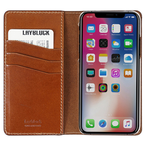 LAYBLOCK iPhone XS Max用ケース Tuscany Belly ブラウン LB13527I65-イメージ3