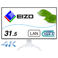 EIZO 4K対応31．5型液晶ディスプレイ FlexScan ホワイト EV3240X-WT