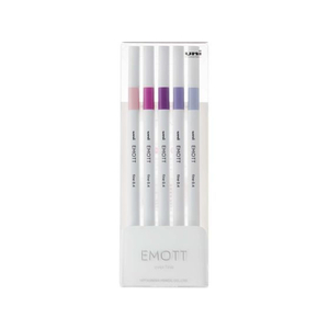 三菱鉛筆 EMOTT(エモット) 5色セット ネイチャーカラー FCC1869-PEMSY5C.NO7-イメージ1