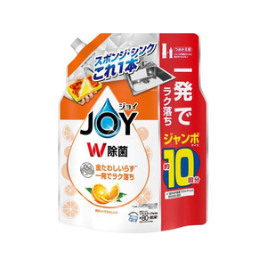 Ｐ＆Ｇ 除菌ジョイコンパクト 贅沢シトラスオレンジ 替 ジャンボ 1300mL FC982TE-イメージ1