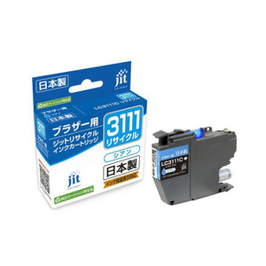 JIT ブラザー(brother)対応 リサイクルインクカートリッジ LC3111C対応 シアン JIT-B3111C JIT ブラザー(brother)対応 リサイクルインクカートリッジ LC3111C対応 シアン JIT-B3111C
