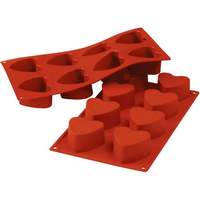 Silikomart シリコマート/シリコンフレックス ハート(8ヶ取)SF040 FC350LA-0558320