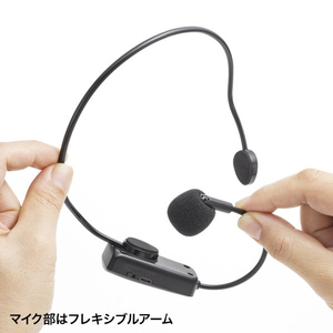 サンワサプライ ワイヤレスポータブル拡声器 MM-SPAMP15-イメージ12