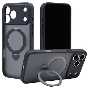 ラスタバナナ iPhone17 Pro Max用ZEROSAFE 極 回転スタンド 磁力充電対応 フロストネイビー 9103IP5DZSFNV-イメージ1