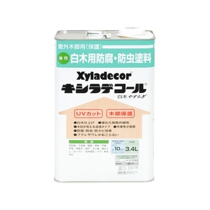 カンペハピオ キシラデコール 白木 やすらぎ 3.4L FCB723M-イメージ1