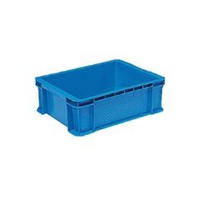 ＤＩＣプラスチック　容器資材 DA型コンテナDA－21　外寸：W480×D360×H167　青 DA-21
