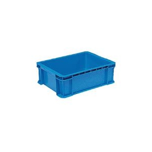 ＤＩＣプラスチック　容器資材 DA型コンテナDA－21　外寸：W480×D360×H167　青 DA-21-イメージ1