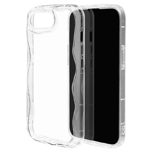 ラスタバナナ iPhone 16e用MY．DECOR ウェーブTPUケース - INSIDE - クリアラメ 8696IP5ETPCL-イメージ1