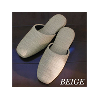 ストロング 生地の様なビニールスリッパ L BEIGE F330498-10-5-155-99