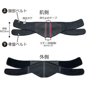竹虎 ランバックフィット ブラック 4L FCD258M-イメージ5