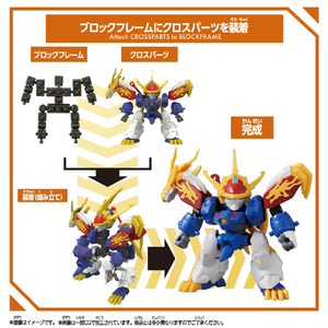 バンダイ ブロックロス 龍神丸(魔神創造伝ワタル) ﾌﾞﾛﾂｸﾛｽWﾘﾕｳｼﾞﾝﾏﾙｿｳｿﾞｳﾃﾞﾝ-イメージ4