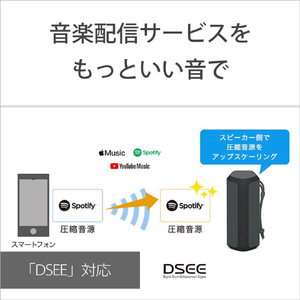 SONY ワイヤレスポータブルスピーカー オレンジ SRS-XE200 D-イメージ6
