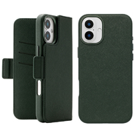 ユニケース iPhone 16 Plus用2Way Mag Flip Case グリーン UNI-CSDIP24L-2MFGN