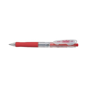 パイロット 油性ボールペン パティント細字0.7レッド 1本 F864663-BPA-10F-RR-イメージ1