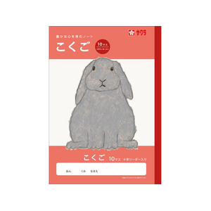 サクラクレパス 学習帳 こくご 10マスR FCG935U-NJ22-イメージ1