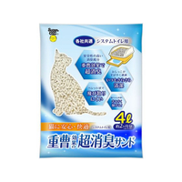 スーパーキャット システムトイレ用 重曹効果の超消臭サンド 4L FC007PW