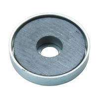 トラスコ中山 TRUSCO/キャップ付フェライト磁石 外径36mm×厚み7.5mm 10個 68.6 FC223EF-4151542