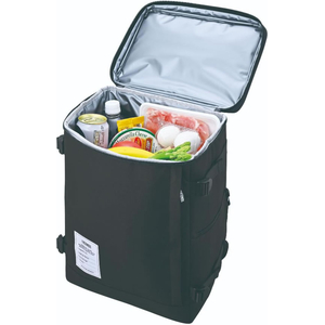 サーモス THERMOS 保冷リュック ボックス型 25L 大容量 オールブラック FCJ544K-RFP-025 ALB-イメージ3