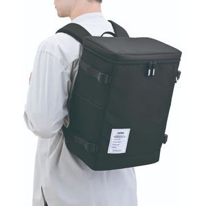 サーモス THERMOS 保冷リュック ボックス型 25L 大容量 オールブラック FCJ544K-RFP-025 ALB-イメージ5